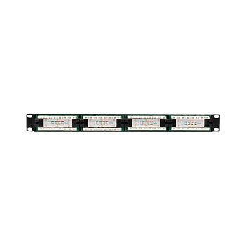 Панель коммутационная 19", 1U, 24 порта, UTP, RJ-45, CAT 5e REXANT