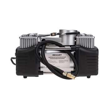 Компрессор автомобильный усиленный двухпоршневой (60л/мин, 10 АТМ) REXANT