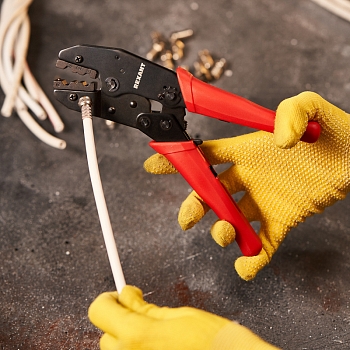 Кримпер HT-336A для обжима F и BNC разъемов типа RG-59, RG-58, RG-62 REXANT