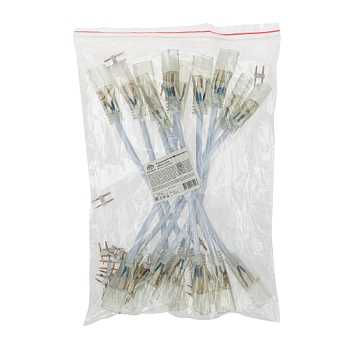 Коннектор для одностороннего гибкого неона 8х16 мм, провод каучук, длина 20 см NEON-NIGHT