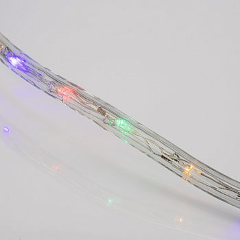 Дюралайт LED, фиксинг (2W), 24 LED/м, мультиколор (RYGB), 25 м