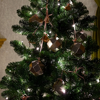 Гирлянда Твинкл-Лайт 20 м, темно-зеленый ПВХ, 160 LED, цвет теплый белый
