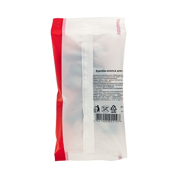 Крепеж-клипса для трубы ø25мм черная (10 шт/уп) REXANT