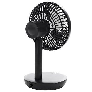 Вентилятор настольный USB, черный, 6Вт