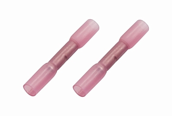 Соединительная гильза изолированная термоусаживаемая L-37 мм 0.5-1 мм² (ГСИ-т 1.0/ГСИ-т 0,5-1,0) красная REXANT