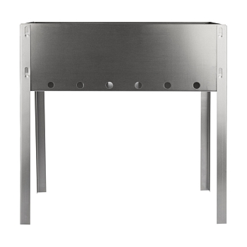 Мангал сборный походный 350х250х350мм, с 6 шампурами, в пленке СОКОЛ