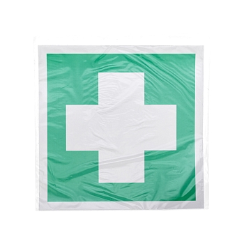 Наклейка знак медицинского  назначения "Аптечка первой медицинской помощи"200*200 мм Rexant