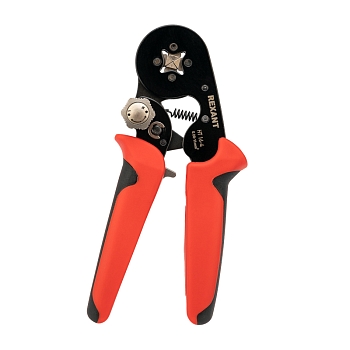 Кримпер HT-16-4 для обжима штыревых наконечников 0,08-16,0мм², с регулятором прижимного усилия REXANT