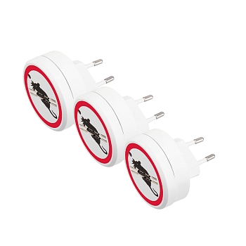 Набор ультразвуковых отпугивателей грызунов Х3, 220В, S 90м², REXANT