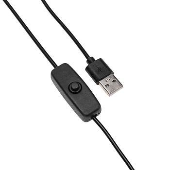 Светильник декоративный Spiral Uno, LED, 2Вт, 3000К, 5В, черный REXANT