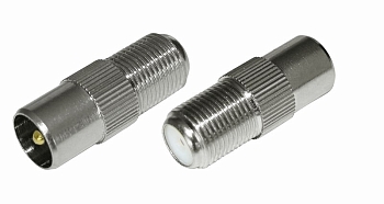 Переходник гнездо F – штекер TV REXANT