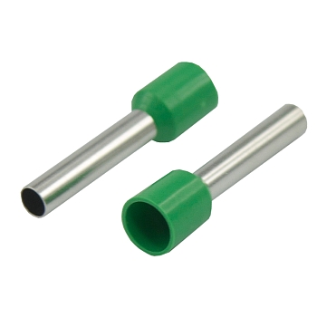 Наконечник штыревой втулочный изолированный F-18 мм 6 мм² (НШВи 6.0-18) зеленый REXANT