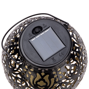 Светильник садовый Шиле, 3000К, встроенный аккумулятор, солнечная панель, коллекция Стамбул REXANT