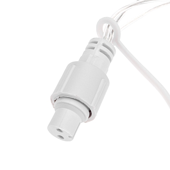 Гирлянда светодиодная Занавес 2х1,5м 300 LED БЕЛЫЙ прозрачный ПВХ IP65 постоянное свечение 230В блок в комплекте NEON-NIGHT