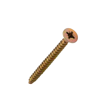 Саморез универсальный 5,0х60 мм, желтый цинк, пакет (10 шт/уп) KRANZ