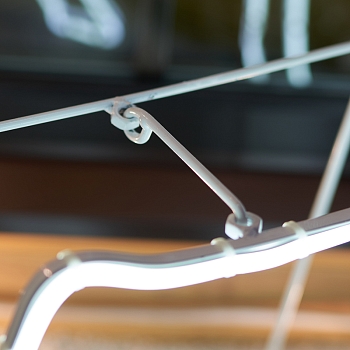 Фигура световая Сказочный олень из гибкого неона, 140х93 см, 1680 LED, цвет свечения белый NEON-NIGHT