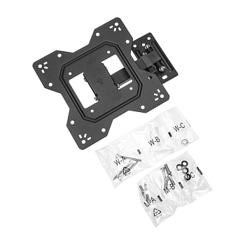 Кронштейн для телевизора 23"-43", наклонно-поворотный, 1 колено, серия HOME REXANT