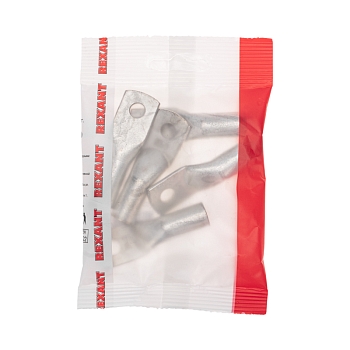 Наконечник медный луженый ТМЛ 50–8–11 (50мм² - Ø8мм) ГОСТ 7386-80 (в упак. 5 шт.) REXANT