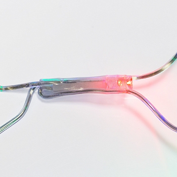 Гирлянда Сеть 1,5х1,5м, прозрачный ПВХ, 96 LED Мультиколор