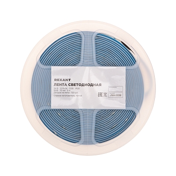 Лента светодиодная 24В, COB 12Вт/м, 720 LED/м, RGB, 10мм, 5м, IP20 REXANT
