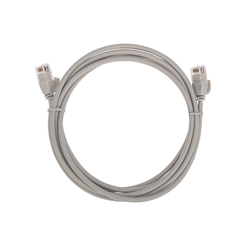 Патч-корд U/UTP, CAT 6A (10G), RJ45-RJ45, 28AWG, LSZH, серый, 2м REXANT