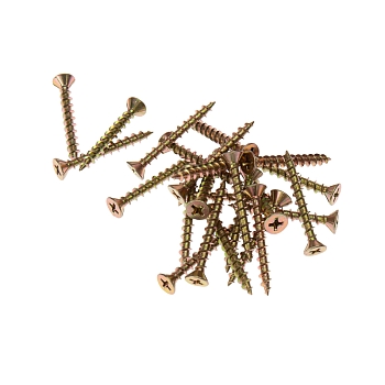 Саморез оконный KRANZ острый, 4.1х35, желтый цинк, упаковка поставщика ( 8 000 шт. )