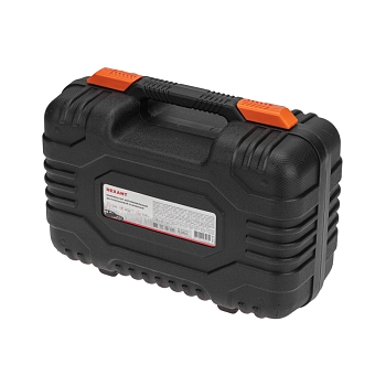 Компрессор автомобильный усиленный двухпоршневой в кейсе с набором инструментов (60л/мин, 10 АТМ) REXANT