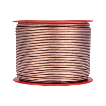 Кабель акустический 2х1,50мм², прозрачный BLUELINE, 100м REXANT