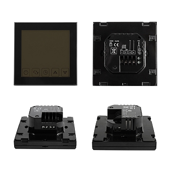 Терморегулятор цифровой R200B сенсорный, программируемый, черный REXANT