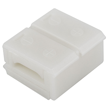 Коннектор стыковочный для одноцветных светодиодных лент с влагозащитой шириной 8 мм LAMPER