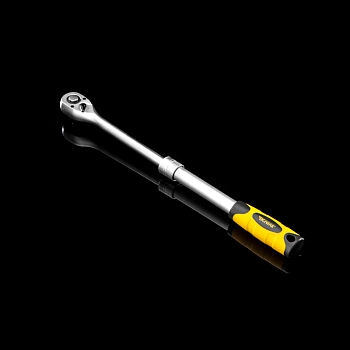 Ключ телескопический трещоточный 1/2, 330-460мм, CrV, двухкомпонентная рукоятка KRANZ