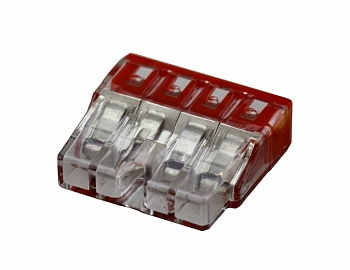 2273-244 Экспресс-клемма с пастой 4-проводная до 2,5 мм², (100 шт./уп.) WAGO