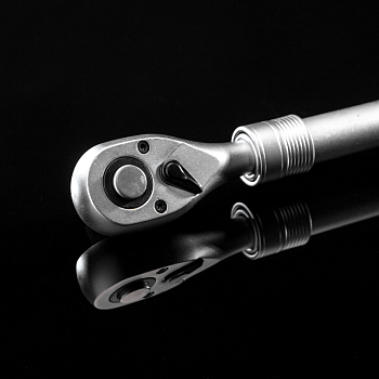 Ключ телескопический трещоточный 1/2, 330-460мм, CrV, двухкомпонентная рукоятка KRANZ