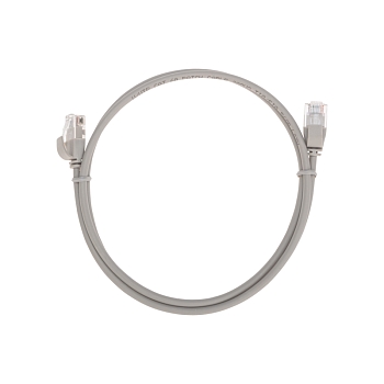 Патч-корд U/UTP, CAT 6A (10G), RJ45-RJ45, 28AWG, LSZH, серый, 1м REXANT