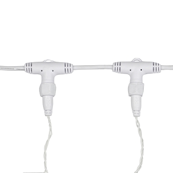 Гирлянда светодиодная Занавес 2х6м 768 LED ТЕПЛЫЙ БЕЛЫЙ белый ПВХ IP65 эффект мерцания 230В блок в комплекте NEON-NIGHT