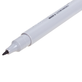 Маркер перманентный двухсторонний Multi Marker Twin 2мм/1мм, черный, пулевидный Crown