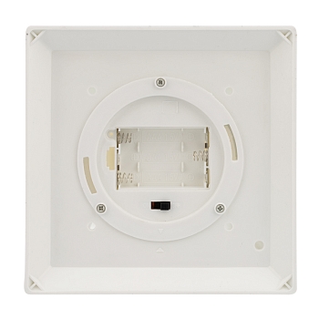 Декоративный фонарь со свечой 14x14x29 см, белый корпус, теплый белый цвет свечения NEON-NIGHT