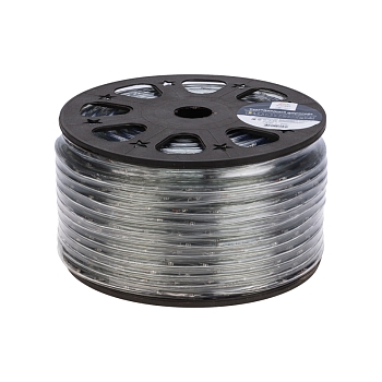 Дюралайт LED двухжильный 230В 13мм 24 LED/м БЕЛЫЙ эффект мерцания модуль 2м бухта 100м NEON-NIGHT Эконом