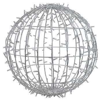 Светодиодная фигура Шар диаметр 80см 300 LED ТЕПЛЫЙ БЕЛЫЙ эффект мерцания 230В NEON-NIGHT