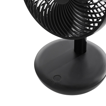 Вентилятор настольный USB, черный, 6Вт