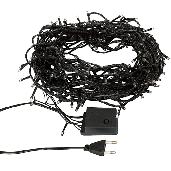 Гирлянда светодиодная универсальная 120 LED МУЛЬТИКОЛОР 12 метров с контроллером