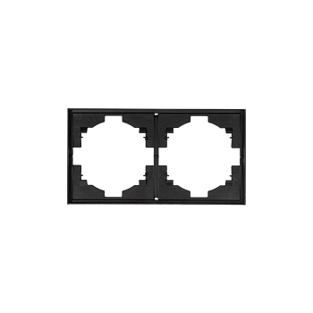 Рамка STRONG 2-постовая антрацит KRANZ