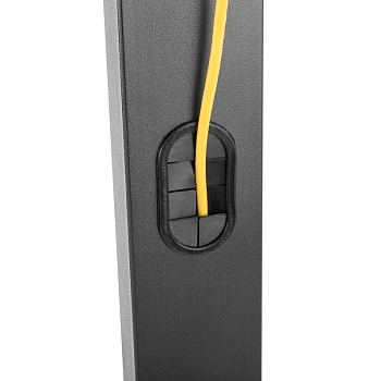 Напольная стойка с кронштейном для телевизора 32"-55", с дополнительной полкой для медиаоборудования, серия PROFI REXANT