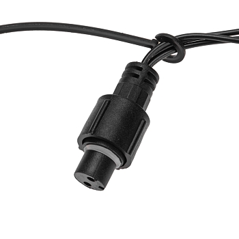 Гирлянда светодиодная Занавес 2х0,8м 160 LED ТЕПЛЫЙ БЕЛЫЙ черный ПВХ IP65 постоянное свечение 230В нужен блок 303-500 NEON-NIGHT