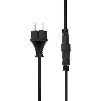 Гирлянда Belt-Light 2 жилы, 50м, шаг 40см, 125 патронов E27, IP65, черный круглый провод NEON-NIGHT