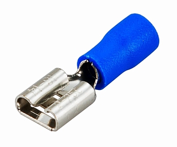 Клемма плоская изолированная РПи-м 2.5-(6.3)/РпИм 2-250 гнездо 6.6 мм 1.5-2.5 мм² REXANT