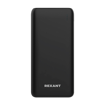 Портативное зарядное устройство Power Bank (аккумуляторная батарея) 20000 mAh с Quick Charge и Power Delivery, черное REXANT