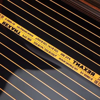 Пленочный теплый пол PTC 305 220Вт/м², ширина 50см, толщина 0,338мм (Рулон 150м) REXANT