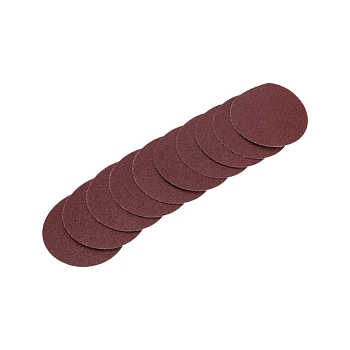 Диск абразивный на ворсовой основе, на липучке, без отверстий, P36, 125мм, 10 шт. KRANZ