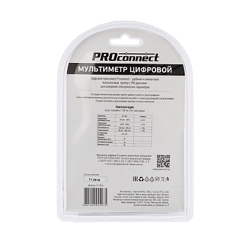 Портативный мультиметр М-182 (DT-182) PROconnect